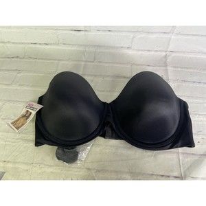 Maidenform Womens Black Stay Up Power Band Multiway Strap Push Up Bra Size 40D
